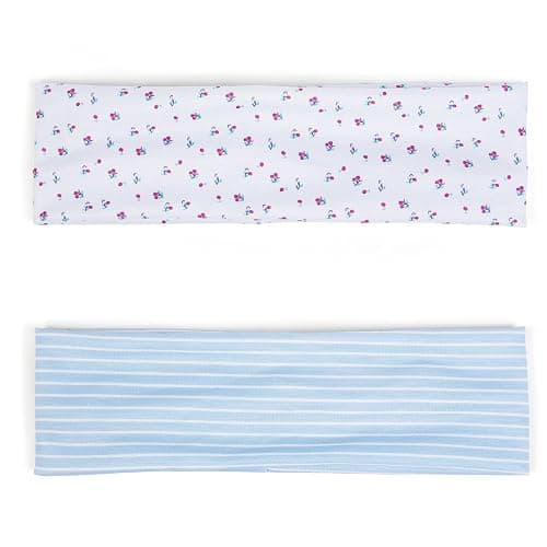 TERSE Boho Headbands for Women Short Hair Floral Headbands Non Slip Elastic Sweat Hairbands Soft Fabric Hair Bands Workout Yoga Running Sport Thin Wrap for Girls thumbnail 3
