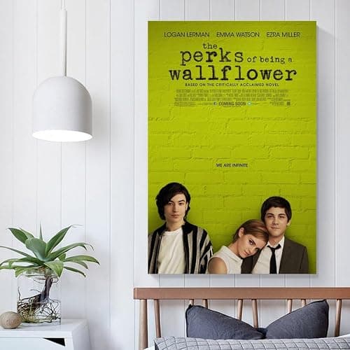 The Perks of Being A WallFlower Movie Poster Canvas Art Posters for Room Aesthetic And Wall Art Picture Living Room Decor Poster 08x12inch(20x30cm) Unframe-style thumbnail 5