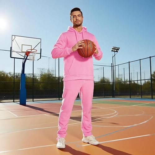 Eylhot Men's Tracksuits Sweatsuits for Men Athletic Track Sweat Suits 2 Piece Set Full Zip Sports Jogging Suits Outfits thumbnail 7