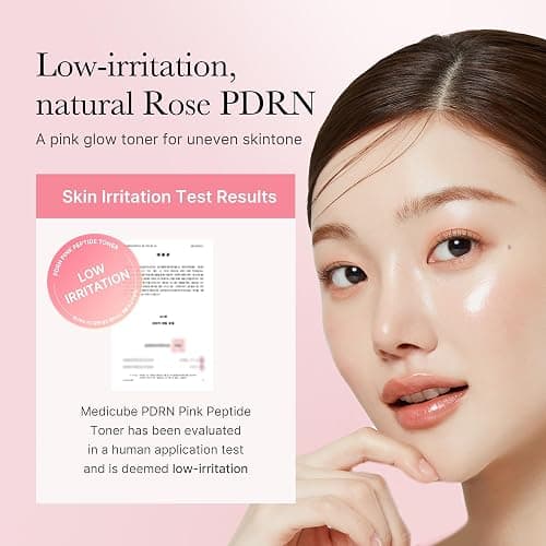 medicube PDRN Pink Peptide Toner I Pink Glow Toner for Skin Boosting, Soothing and Calming, Uneven Skin Tone, Rose PDRN & Peptide & Niacinamide, Korean Skin Care (250ml / 8.45 fl. oz.) thumbnail 4