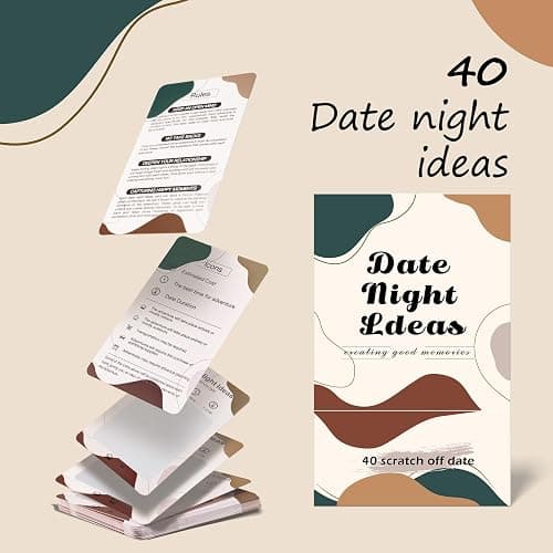 40 Scratch Off Date Night Ideas Cards, Romantic & Adventurous Engagement Couples Games Gifts, Anniversary Newlywed Wedding & Valentines Day Gifts for Him, Her, Boyfriend, Girlfriend, Husband or Wife thumbnail 4