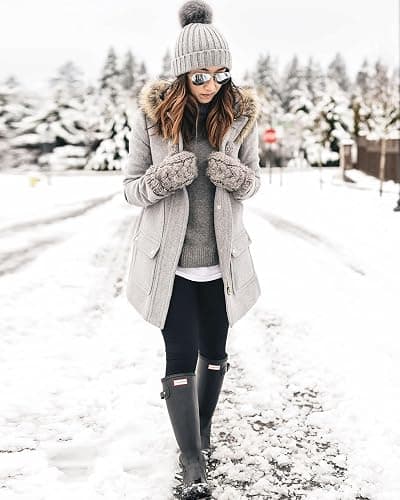 NexiEpoch Fleece Lined Leggings Women - Thermal Thick Winter Warm High Waisted Tummy Control Soft Pants for Snow Cold thumbnail 2