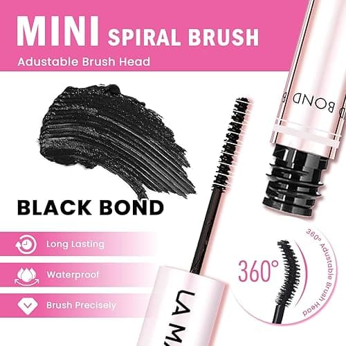 LA MAESII Lash Cluster Glue Lash Bond and Seal Waterproof Lash Glue for Eyelash Clusters 10ml Bond and Seal 2-in-1 Home Use Strong Hold 72H thumbnail 4