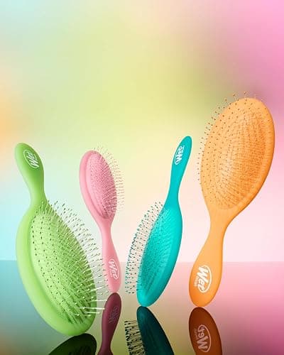 Wet Brush Original Detangler, Pink Drink (Summer Quencher), Ultra-Soft IntelliFlex Bristles Glide Through Tangles, Detangling Hair Brush (Wet & Dry), Women & Men, Limited Edition thumbnail 14