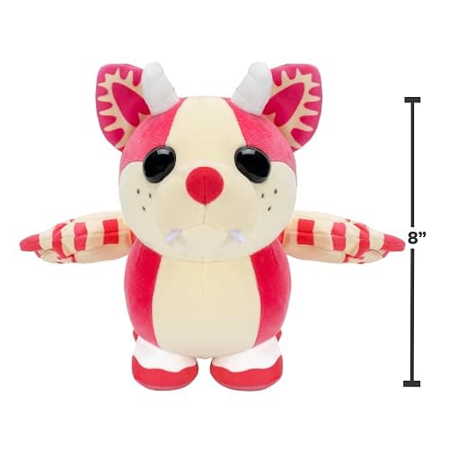 Adopt Me! Collector Plush Strawberry Shortcake Bat Dragon - Series 5 - Legendary - Exclusive Virtual Item Code Included - Toys for Kids Featuring Your Favorite Pet, Ages 6+ thumbnail 2