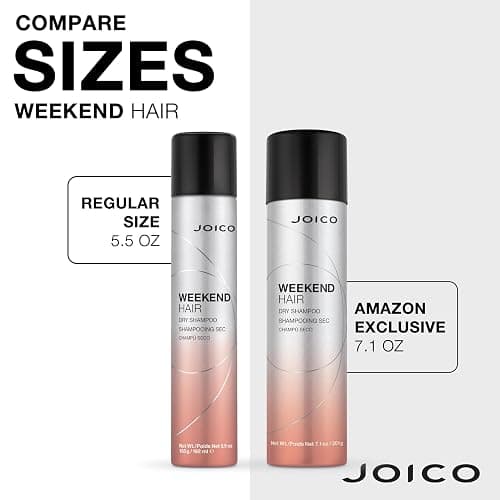 Joico Weekend Hair Dry Shampoo | For Most Hair Types | Absorbs Excess Oil | Adds Light Volume & Texture | Color Protection thumbnail 4