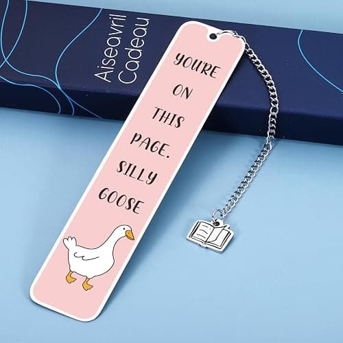Cute Pink Stuff Gifts for Women, Girl Gifts for Women, Presents for Book Lovers, Book Maker Gifts for Readers Book Lovers Women, Book Reading Accessories for Book Club, Bookish Bookmark thumbnail 5