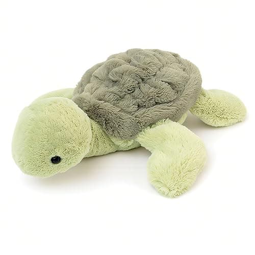 APJlKG 11.8Inch Weighted Plush Turtle Stuffed Animal Plush Soft Turtle Plush Toy A Christmas Birthday Gift for Boys and Girls,Green - Image 1