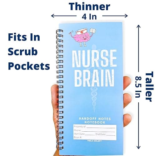 Field Equipt Nurse Essentials Report Notebook for Work & Nursing School Clinical, Notepad Replaces Foldable Nursing Clipboard, RN Student Accessories & Gifts (Tall Size) thumbnail 2