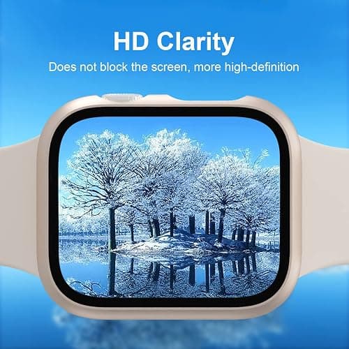 BHARVEST Apple Watch SE 2022/Series 6/5/4 44mm Matte Case with Built-in Tempered Glass Screen Protector thumbnail 5