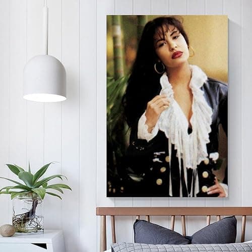 KDCSBY Selena Quintanilla Poster Canvas Wall Art Painting Living Room Posters for Bedroom Decor 12x18inch(30x45cm), Unframe-style thumbnail 5