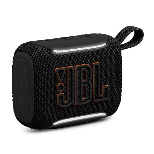 JBL Go 5 Portable Bluetooth Speaker, Waterproof and Dustproof - Black | Dustproof Drop-Proof With up to 10 Hr Battery, Stereo Pairing, App Control For Pool, Beach, Outdoor Listening - Image 1