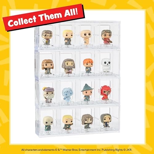 Funko Bitty POP! HP - Harry in Robe with Scarf, 4-Pack - Harry Potter, Draco Malfoy, Dobby and A Surprise Mystery Mini Figure - 0.9 Inch (2.2 Cm) - Harry Potter Collectable - Gift Idea - Cake Topper thumbnail 9