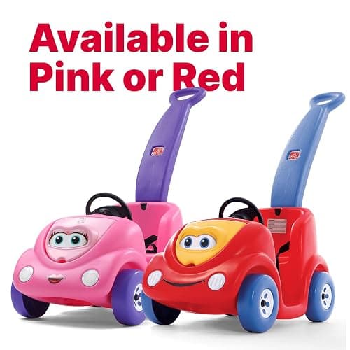 Step2 Push Around Buggy Kids Push Car, Ride On Toy, Stroller Substitute, Includes Seat Belt & Horn, Made of Durable Plastic, Max Weight 50 lbs., For Toddlers 1.5-4 Years Old, Pink thumbnail 6