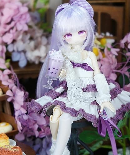 CALEMBOU BJD Blind Box, 1/8 Cute Story of Four Seasons Milk Tea Series Ball Jointed Blind Box, 8 Inches Dress up Doll with Joints, Collectable Action Figure for Birthday Gifts thumbnail 5