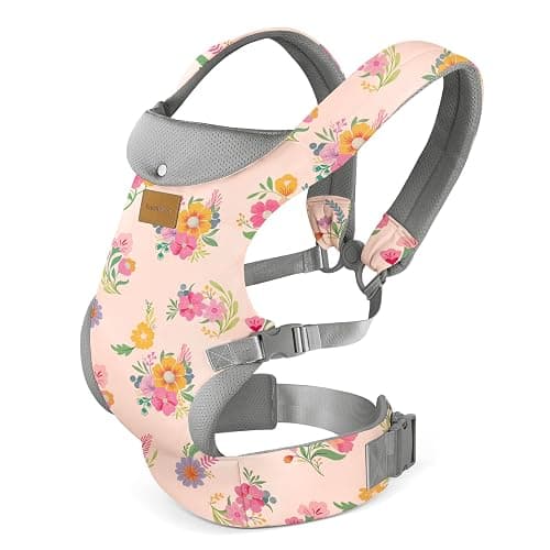 YooxArmor Baby Carrier, Ergonomic Adjustable Toddler Carriers for 7-33 Lbs, Cozy Lightweight Infant Carrier with Neck Support, Baby Chest Carriers with Lumbar Support for Parents (4-36 Months) thumbnail 8