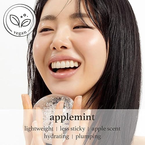 NOONI Korean Lip Oil - Applemint | Long-Lasting, Moisturizing, Plumping, Revitalizing for Dry Lips, Waterproof, No Peel Off, Hydrating, Nourishing Crystal Clear, 0.12 FL Oz - 11. Applemint thumbnail 9