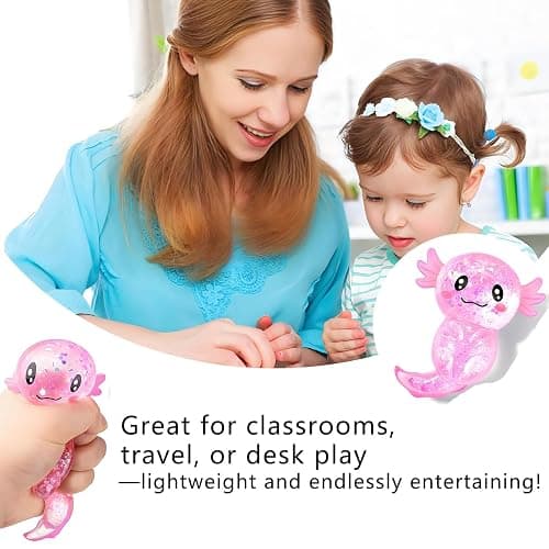 2 PCS Squishy Fidget Toys Fidgets Squishy Small Fidget Toys For Calming Anxiety And Improving Focus for Classrooms Or Desk Play for Boys Girls Party, Birthday Gift(Random Color) thumbnail 6
