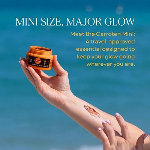 Carroten Travel Size Intensive Tanning Gel, 1.7 oz + Spatula | Browning Tan Accelerator, Non-Greasy, Water-Resistant with Carrot & Coconut Oil, Vitamin A & E For Moisture, TSA Approved thumbnail 8