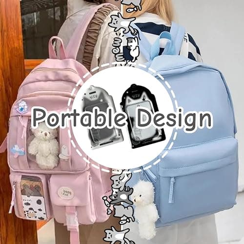 2 PCS Cat Photocard Holder Keychain Cute Kpop Photo Card Badge Holder for Concert Fans Daily Commute Office Desk Travel thumbnail 6