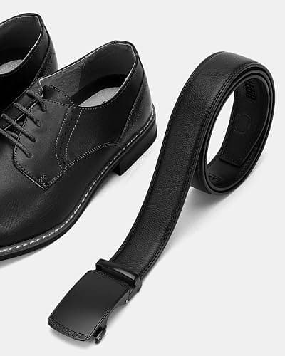CHAOREN Mens Belt Leather Ratchet Belt - Customizable Fit, Effortless Style (35mm) thumbnail 5