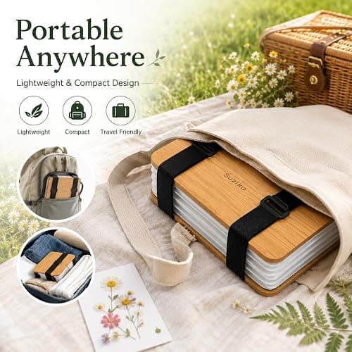 Suziko Professional Flower Press Kit 6 Layers 6.3 x 8.3 inch, Flower Pressing Kit for Adults Kids, Leaf Press,Great Gift Valentine's Day thumbnail 5