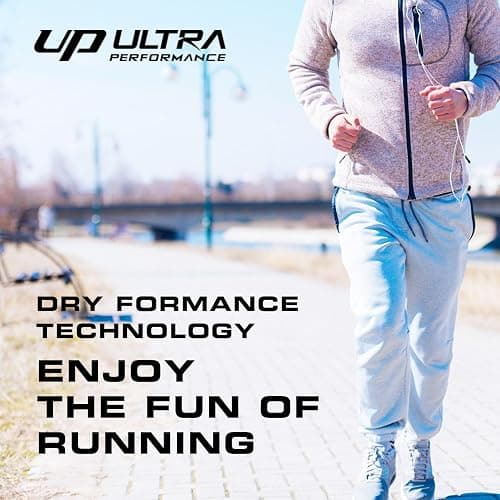 Ultra Performance 3 Pack Fleece Active Tech Joggers for Men, Mens Sweatpants with Zipper Pockets thumbnail 7