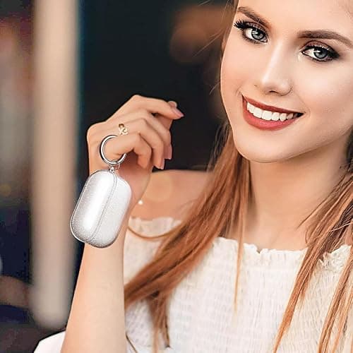 ULAK Compatible with AirPods Pro 3 Case, Design Soft TPU AirPod Pro 3rd Generation Case 2025 with Ring Keychain Accessories Shockproof Protecitve Cover, Glitter thumbnail 7