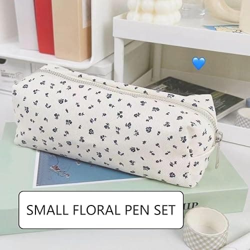 Bow Pencil Case Practical Pencil Bag, Strawberry Flower, Mass Beauty thumbnail 7