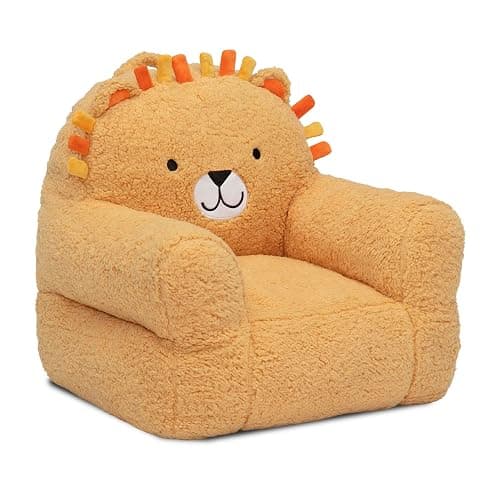 Delta Children Lion Cozee Buddy Chair, Orange thumbnail 9