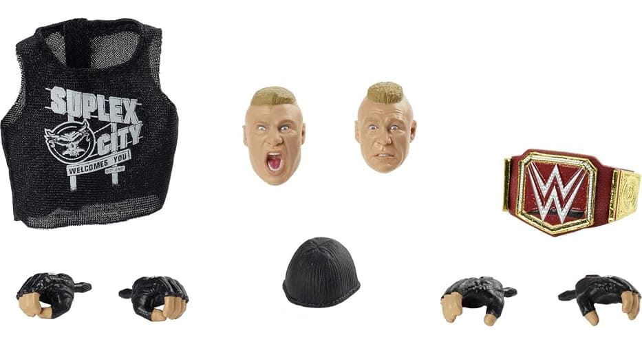 WWE Ultimate Edition Multiple-Pose 6-inch Action Figure with Entrance Gear, Extra Heads & Swappable Hands thumbnail 5