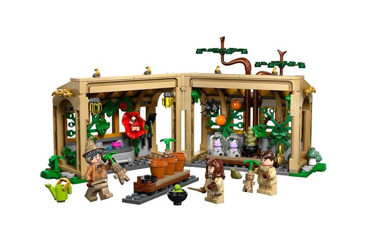 LEGO Harry Potter Le Château De Poudlard : Le Cours De Botanique - Jeu De Construction Modulaire - Minifigurines De Neville, Hermione & Prof. Chourave - 3 Mandragores - Cadeau Fille Dès 8 Ans 76445 thumbnail 11