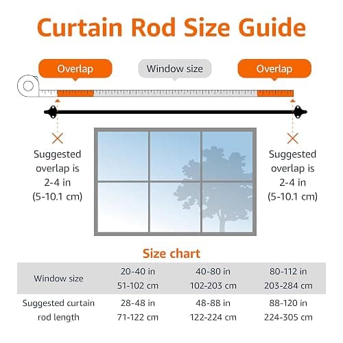 Amazon Basics Room Darkening Blackout Curtain Rod - 28" to 48", Dark Bronze (Espresso) thumbnail 3