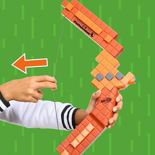 Nerf Minecraft Bow Dart Blaster, Pull-Back String Priming, 8 Nerf N1 Darts Compatible Only with Nerf N1 Dart Blasters, Ages 8+ thumbnail 5
