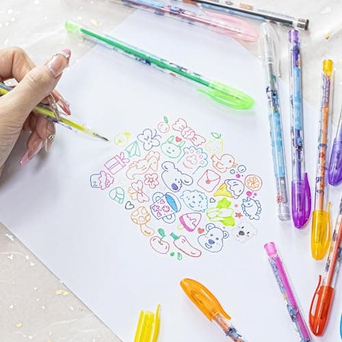 Townley Girl Disney Stitch 16 Piece Glitter Pen Body Art Set, Glittery and Bright Colors, Ages 3 thumbnail 6