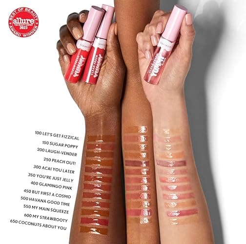 COVERGIRL Clean Fresh Yummy Lip Gloss, Sheer, Natural Scents, Vegan Formula - 150 Sugar Poppy, 0.33 fl oz thumbnail 4