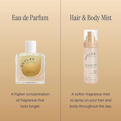 Skylar Vanilla Sky Hair & Body Mist | Hypoallergenic & Clean Fragrance | Vegan, Cruelty Free, and Safe For Sensitive Skin | 80 ML, 2.7 Fl Oz thumbnail 8