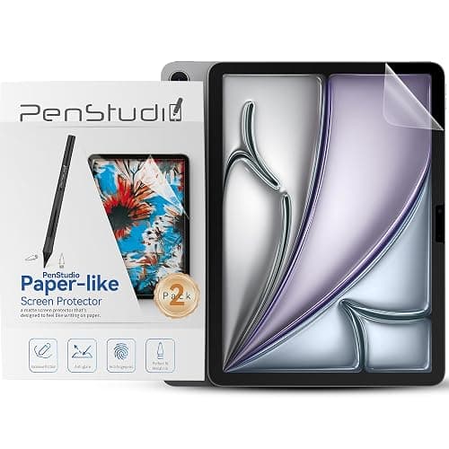 Penstudio Paper-Feel Screen Protector for iPad Air M2 11 Inch, Anti-Glare Matte PET Film for Drawing & Note-Taking, Paper-like Texture, Anti-Fingerprint, Fast Response,iPad Air M2 11 Inch Accessories - Image 1