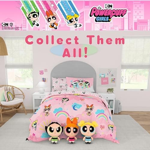 Collectibles The Powerpuff Girls Buttercup Bedding Super Soft Cozy Decorative Cuddle Pillow, (Officially Licensed Product) By Franco thumbnail 7