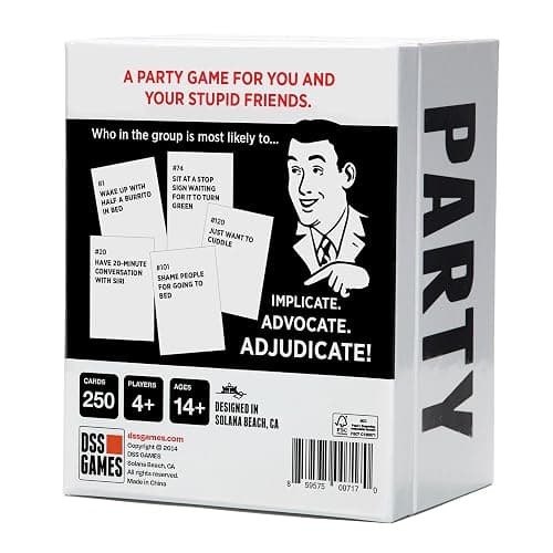 DSS Games Who's Most Likely to...Kinda Clean Family Edition [A Party Game | Great for Adults & Teens | White Elephant Gift, Stocking Stuffer | Game Nights & Big Groups] thumbnail 3