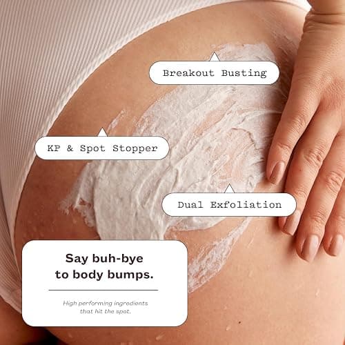 frank body Glycolic Acid Body Scrub | Fights KP & Breakouts, Spots & Tighten Pores | Reduces Acne with Niacinamide & Soothes with Witch Hazel | Glycolic Acid & Pumice | 8.82 oz | Pack of 1 thumbnail 3