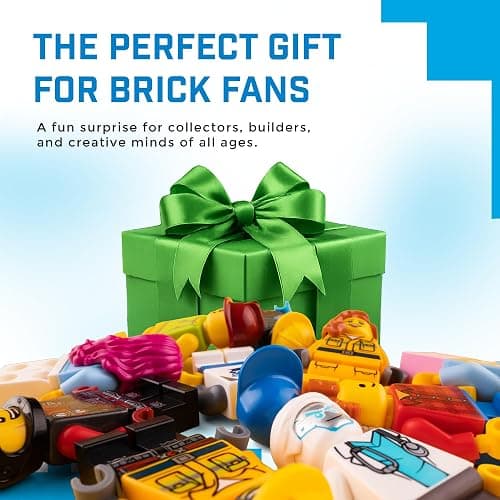 Brick Loot Random Minifigure Pack 10-Piece Building Brick Character Figures | Includes random minifigures with accessories, compatible with most building bricks for collecting, display, and creative play thumbnail 4