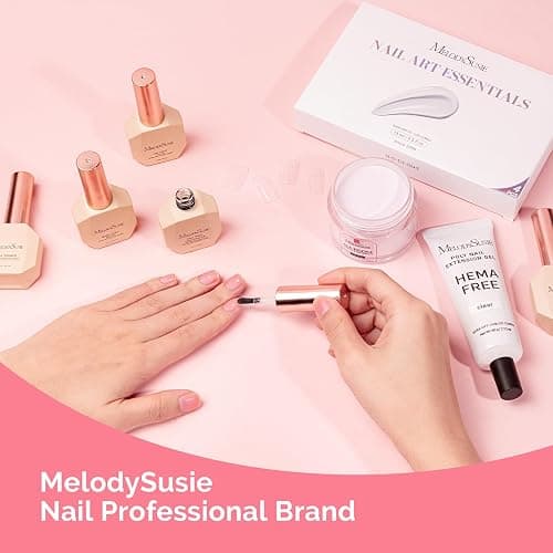 MelodySusie Nail Glue Nail Dehydrator and Primer Set Long Lasting Shine Nail Polish Art Design Manicure Kit Perfect Gifts for Women Girls 3 Pcs 15ml Clear thumbnail 7