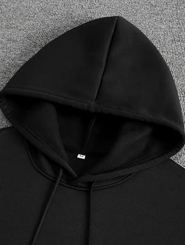 Elyora Mens Fleece Japanese Graphic Hoodies, Fashion Pullover Sweatshirt with Hood, Casual Long Sleeve Fall Winter Streetwear thumbnail 6
