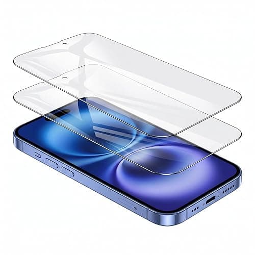 2-Pack Privacy Screen Protector for iPhone 16/16 Pro/iPhone 16 Plus/iPhone 16 Pro Max, Anti-Scratch, Touch Sensitive, No Bubbles, Easy to Install (iPhone 16 plus) thumbnail 2