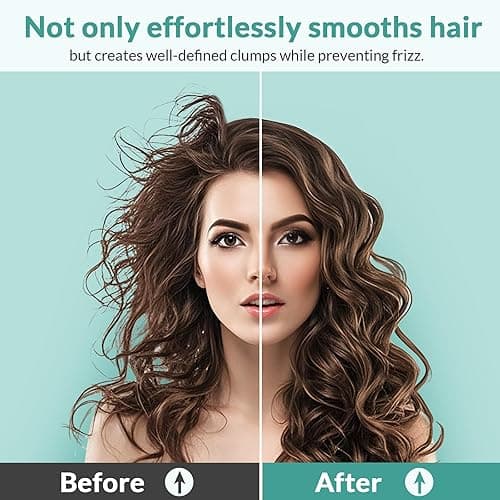 Curl Defining Brush, Volume Curly Hair Brush Products for Effortlessly Detangling Shaping and Styling Women's Men's Curls on All Wet or Dry Hair Types, Reduces Frizz (Green 1PC) - Green 1PC thumbnail 6