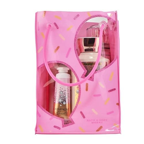 Bath & Body Works Champagne Toast Gift Set with Body Wash, Fine Fragrance Mist, Lotion, & Hand Cream – Personal Care Collection for Gifts or Individual Use, Champagne & Sparkling Berry Scent - 1 Pack - Image 1