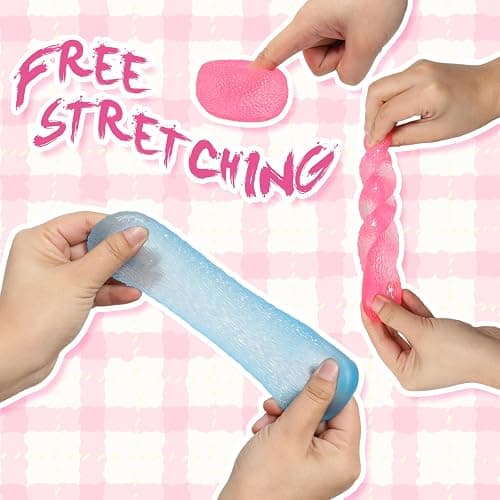 3pcs Squishy Textured Candy Stress Balls - Sensory Toys for Kids with Unique Needs - Great for Classrooms, Home, and Playtime thumbnail 7