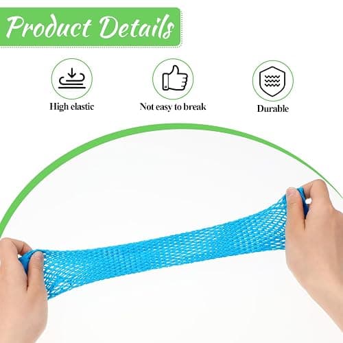 Vin Beauty 12 Pairs Neon Fishnet Gloves Long Fingerless Fishnet Arm Sleeves for Cosplay Halloween Party Scene Clothes for Women and Girls 80s Party Costume Accessories Supplies (12 Colors) thumbnail 3
