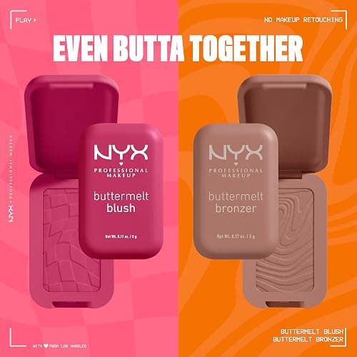 NYX PROFESSIONAL MAKEUP Matte Buttermelt Bronzer, Longwear Face Makeup with Up to 12 Hours of Wear, Vegan Formula - Butta Ballin (Medium Warm) thumbnail 7